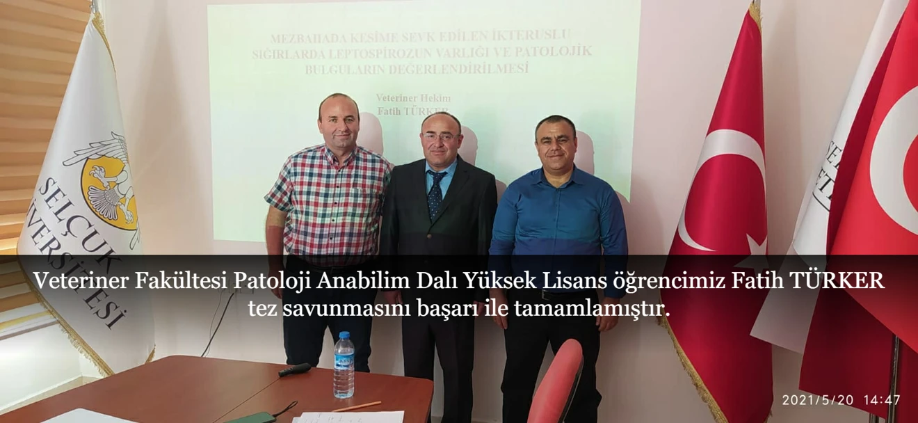 Veteriner Fakültesi Patoloji Anabilim Dalı